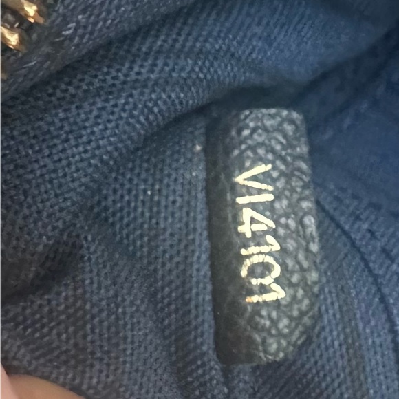 Authentic Louis Vuitton Navy Blue Empriente Mini Pouchette - Picture 9 of 9